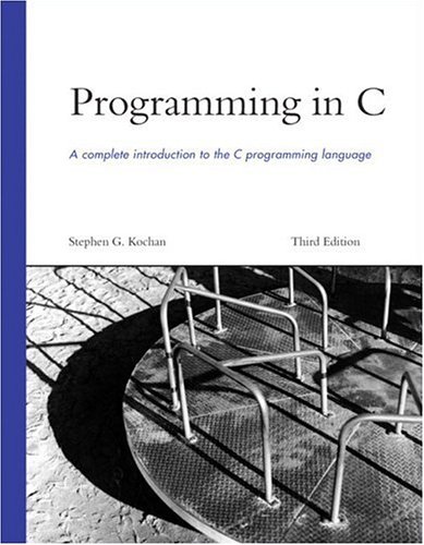 Обложка книги Programming in C (3rd Edition) (Developer's Library)