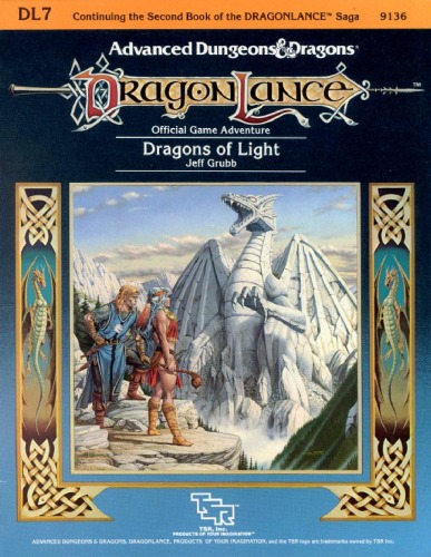 Обложка книги Dragons of Light (Advanced Dungeons &amp; Dragons Dragonlance Module DL7)