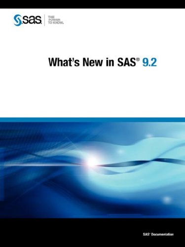 Обложка книги What's New in SAS 9.2