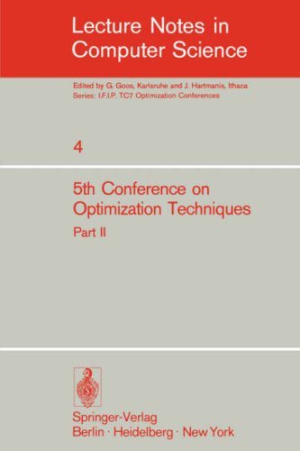 Обложка книги Fifth Conference on Optimization Techniques. Rome 1973: Part 1 (Lecture Notes in Computer Science)
