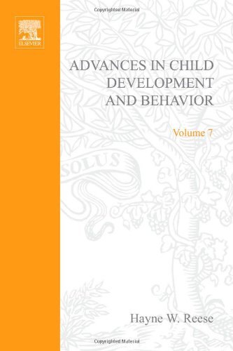 Обложка книги Advances in Child Development and Behavior Volume 7