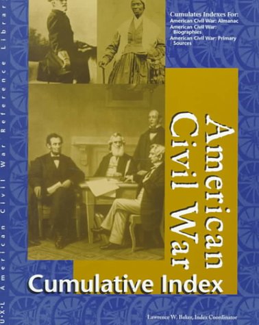 Обложка книги American Civil War Reference Library: Cumulative Index
