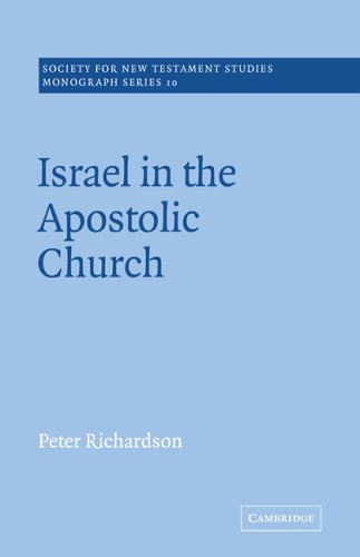 Обложка книги Israel in the Apostolic Church (Society for New Testament Studies Monograph Series)