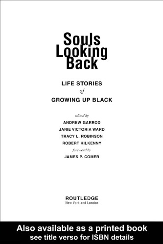 Обложка книги Souls Looking Back: Life Stories of Growing Up Black