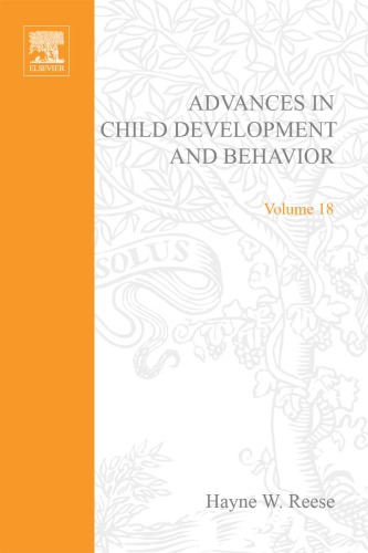 Обложка книги Advances in Child Development and Behavior Volume 18