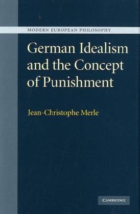 Обложка книги German Idealism and the Concept of Punishment (Modern European Philosophy)