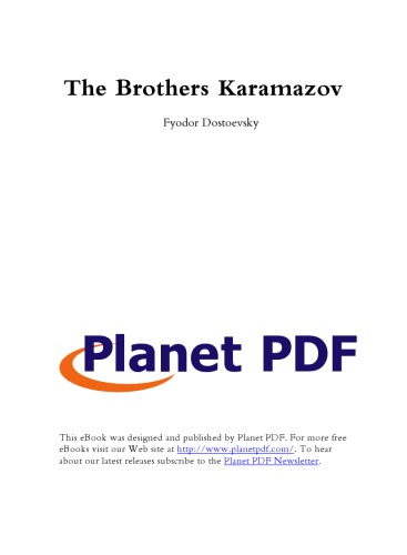 Обложка книги The Brothers Karamazov