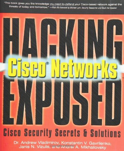 Обложка книги Hacking Exposed Cisco Networks