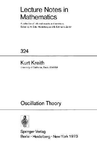 Обложка книги Oscillation theory