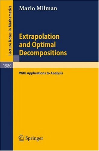 Обложка книги Extrapolation and optimal decompositions