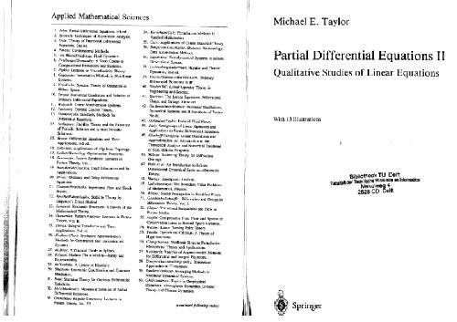 Обложка книги Partial Differential Equations