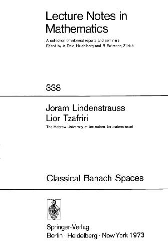 Обложка книги Classical Banach spaces