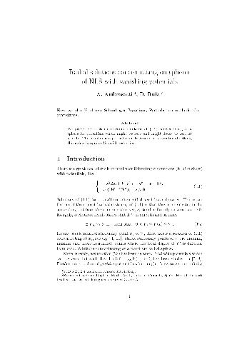 Обложка книги Radial solutions concentrating on spheres of nls with vanishing potentials