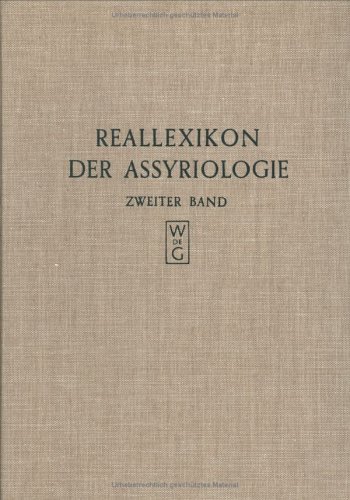 Обложка книги Reallexikon der Assyriologie und Vorderasiatischen Archäologie (vol. 2: Ber - Ezur und Nachträge)