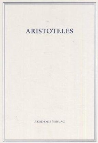Обложка книги Aristoteles - Werke in deutscher Übersetzung: Aristoteles, Bd. 20 III: Die historischen Fragmente