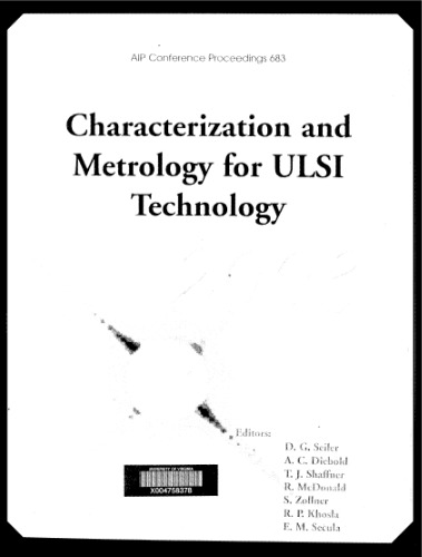 Обложка книги Characterization and Metrology for ULSI Technology 2000: International Conference (AIP Conference Proceedings)