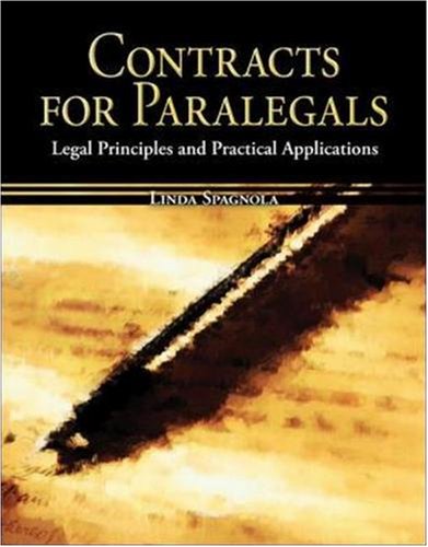 Обложка книги Contracts for Paralegals: Legal Principles and Practical Applications (Mcgraw-Hill Business Careers Paralegal Titles)