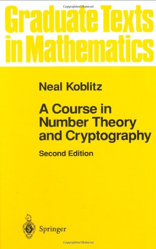 Обложка книги A Course in Number Theory and Cryptography (Graduate Texts in Mathematics)