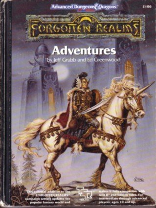 Обложка книги Forgotten Realms Adventures (Advanced Dungeons and Dragons Hardcover Accessory Rulebook)
