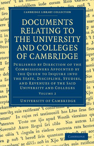 Обложка книги Documents Relating to the University and Colleges of Cambridge (Cambridge Library Collection - Cambridge) (Volume 2)