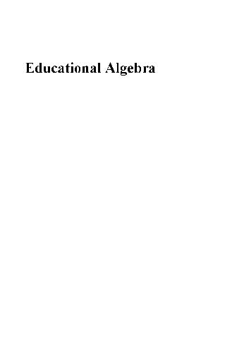 Обложка книги Educational Algebra