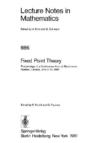 Обложка книги Fixed Point Theory