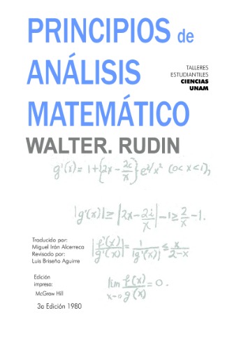 Обложка книги Principios de Análisis Matemático, 3a Edición