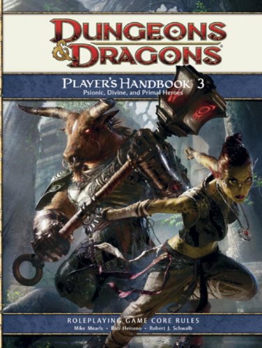 Обложка книги Player's Handbook 3: Dungeons &amp; Dragons Core Rulebook (4th Edition D&amp;d)