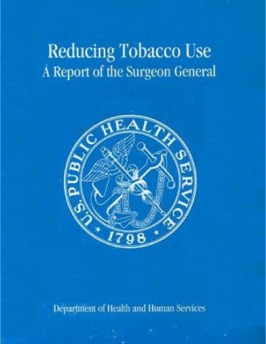 Обложка книги Reducing Tobacco Use: A Report of the Surgeon General