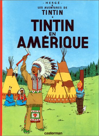Обложка книги Tintin en Amérique
