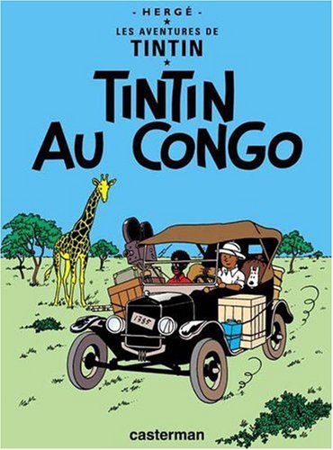 Обложка книги Tintin au Congo