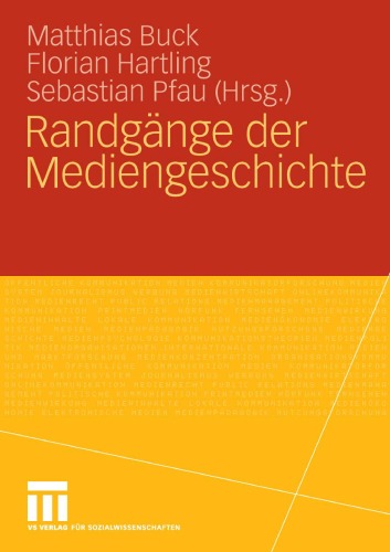 Обложка книги Randgänge der Mediengeschichte