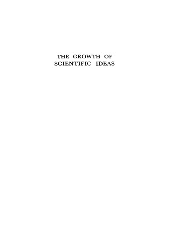 Обложка книги The Growth of Scientific Ideas