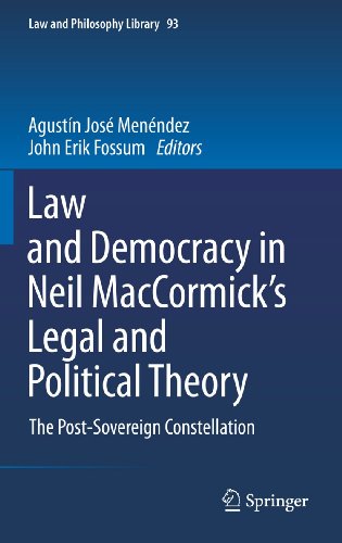Обложка книги Law and Democracy in Neil MacCormick's Legal and Political Theory: The Post-Sovereign Constellation