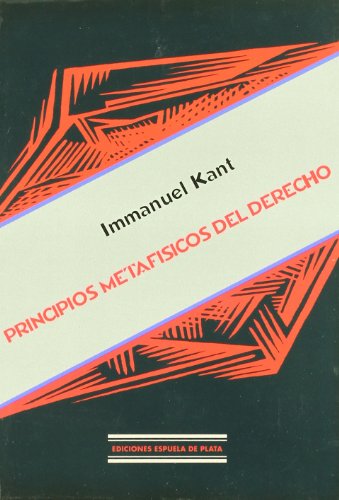 Обложка книги Principios Metafísicos Del Derecho