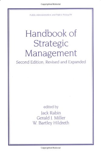 Обложка книги Handbook of Strategic Management, Second Edition, (Public Administration and Public Policy)