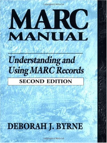 Обложка книги MARC Manual: Understanding and Using MARC Records