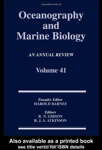 Обложка книги Oceanography and Marine Biology, An Annual Review, Volume 41: An Annual Review: Volume 41 (Oceanography and Marine Biology)