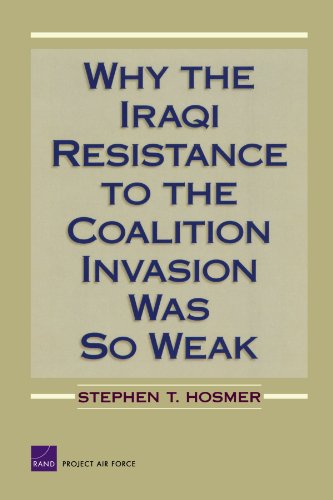 Обложка книги Why the Iraqi Resistance to the Coalition Invasion Was So Weak (Project Air Force)
