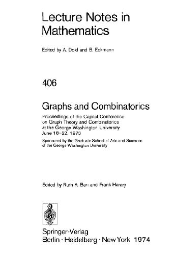 Обложка книги Graphs and Combinatorics