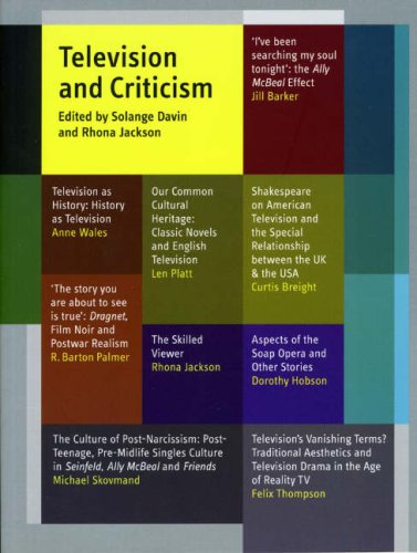 Обложка книги Television and Criticism