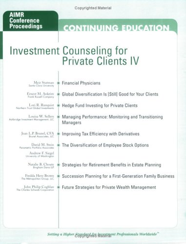 Обложка книги Investment Counseling for Private Clients IV