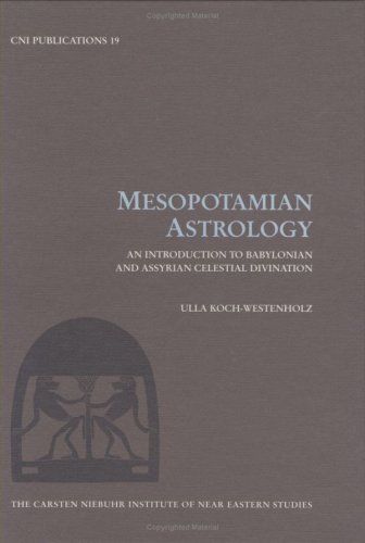 Обложка книги Mesopotamian Astrology: An Introduction to Babylonian &amp; Assyrian Celestial Divination, Cni 19 (Cni Publications, 19)