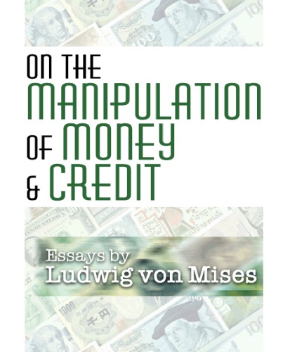 Обложка книги On the Manipulation of Money and Credit