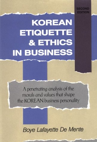Обложка книги Korean Etiquette and Ethics in Business