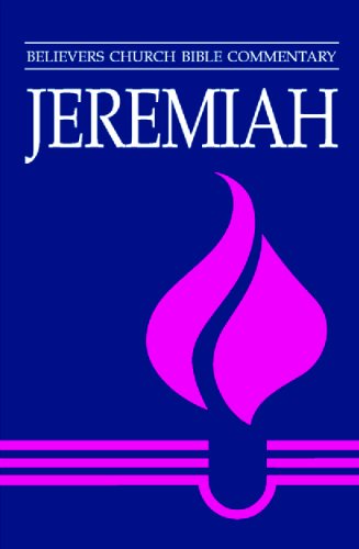Обложка книги Jeremiah (Believers Church Bible Commentary)