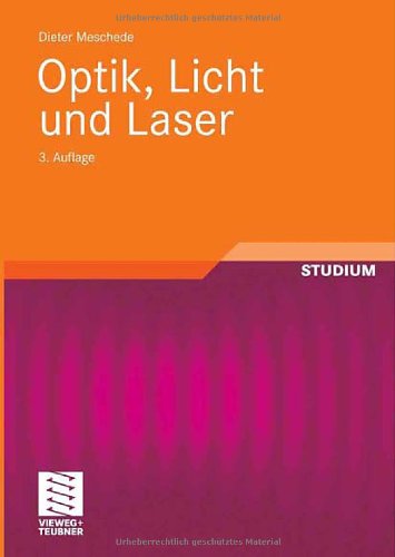 Обложка книги Optik, Licht und Laser, 3. Auflage