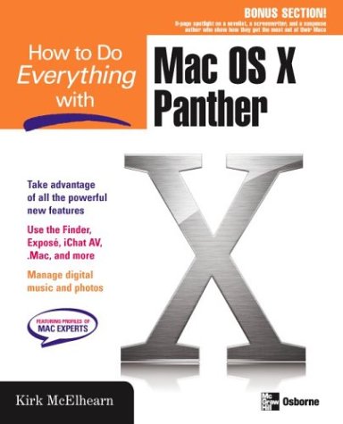 Обложка книги How to Do Everything with Mac OS X Panther