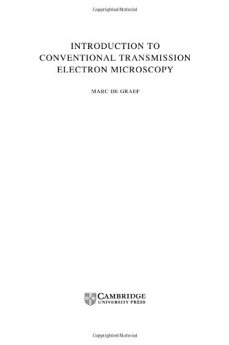 Обложка книги Introduction to Conventional Transmission Electron Microscopy (Cambridge Solid State Science)