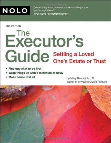 Обложка книги Executor's Guide: Settling a Loved One's Estate or Trust 3rd edition